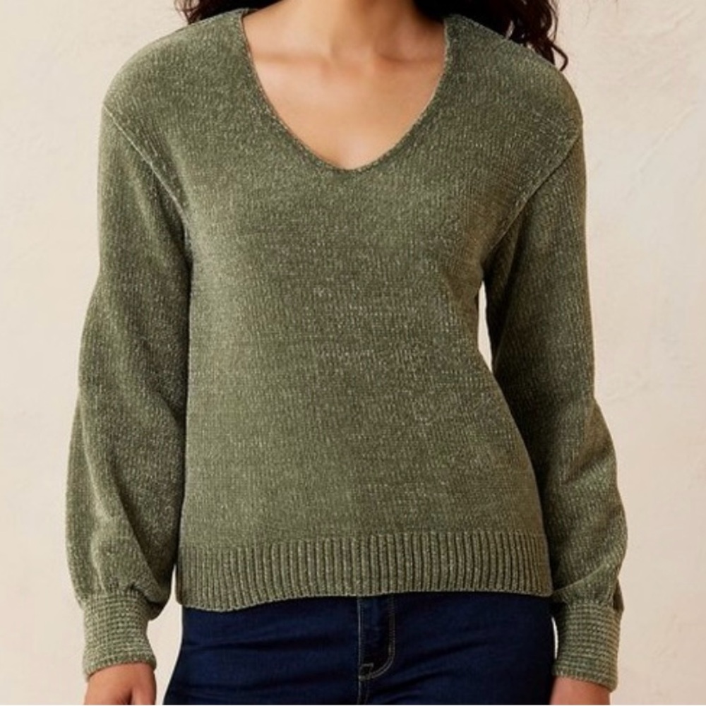 Tommy Bahama Island Luna Chenille V-Neck Sweater